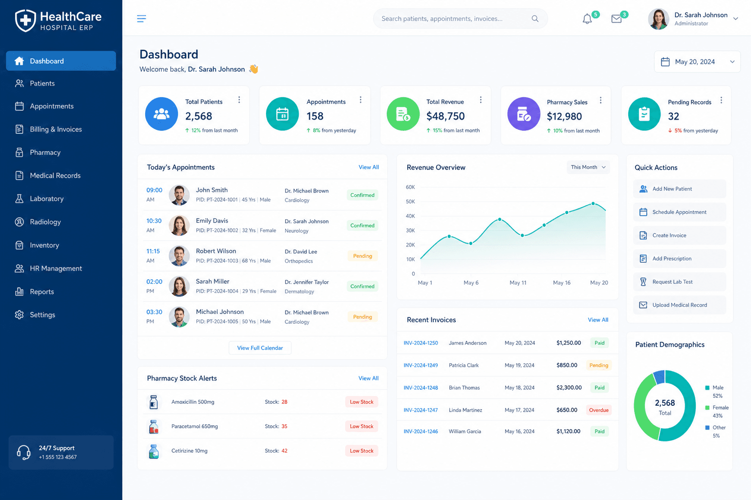 HealthBridge ERP